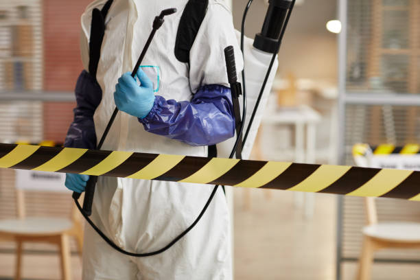 Professional Blood Cleanup technician working in Stratham, NH